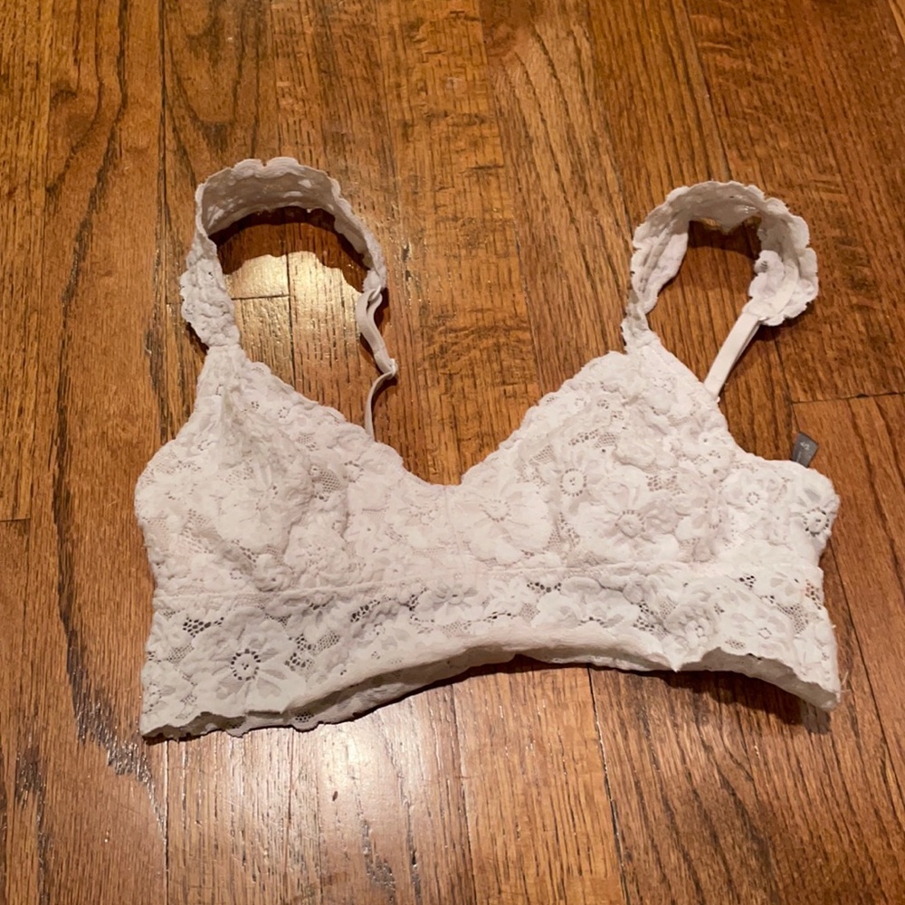 Lace white bralet